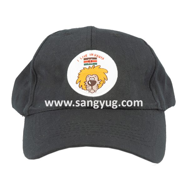 Cap, Black, With Patch Live In Kenya Sunpower Cap