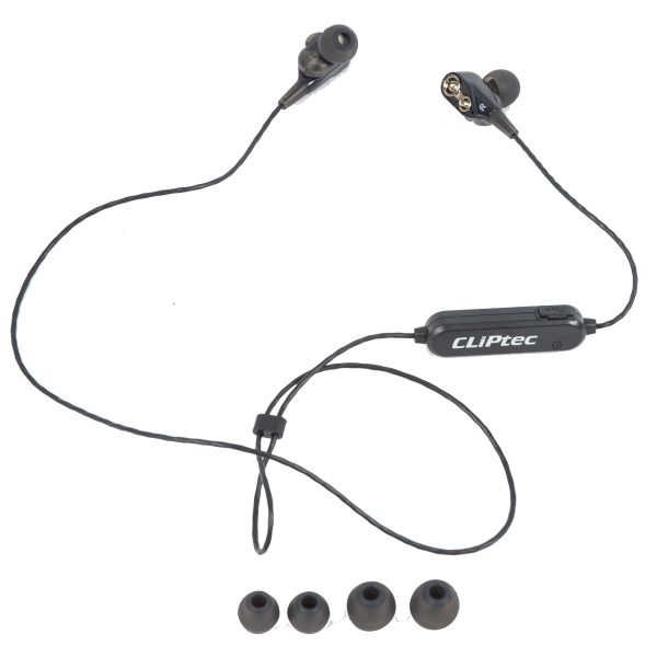 Cliptec Wireless Bluetooth Stereo Earphones - Air Soul (Blue)