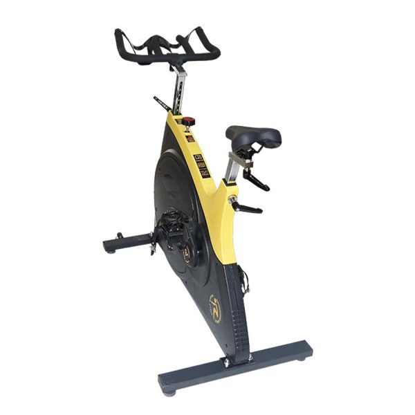 Commercial Lesmill Spinning Bike, Yelow/Black, Belt Driven, Size (L*W*H) 1030*1580*1140mm