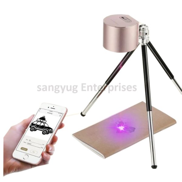 Compact Laser Engraver Machine, LaserPecker for DIY Logo Design, Art Craft Science Gold