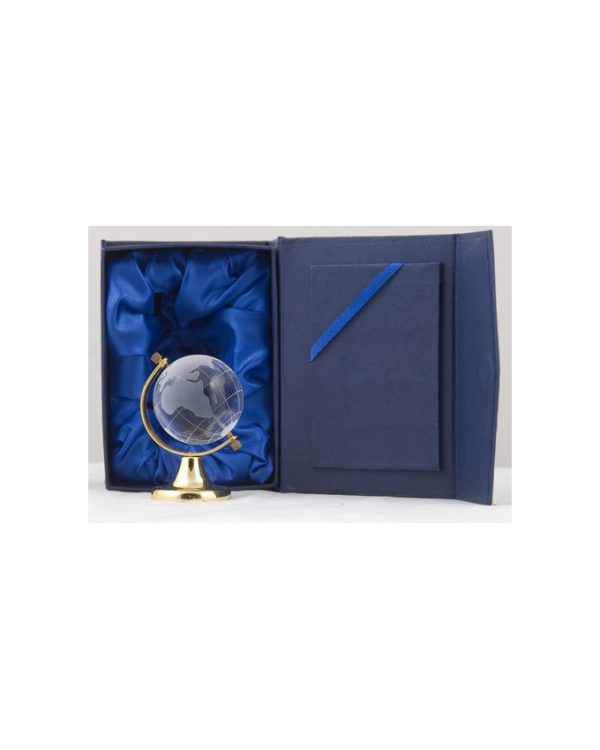 Crystal Globe Display Trophy – Premium Glass Earth Ornament | Shop Online Nairobi, Fast 24hr Delivery