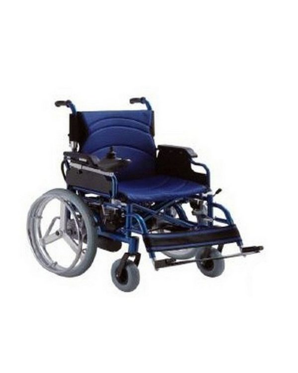 Aluminium Electric Wheelchair,Flip Back Armrest,Detachable Legrest,200*50Pu Front Castor,20inchPu Rear Wheel