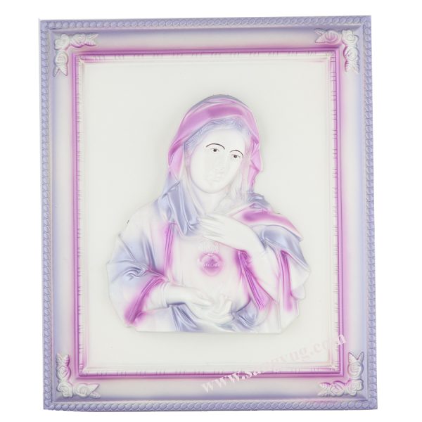 Frame Jesus / Mary Sitar Gift Art - Image 2
