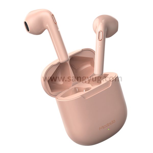 Mcdodo Dynamic Series Tws Earphone (With Wireless Charge)-Pink - Image 2