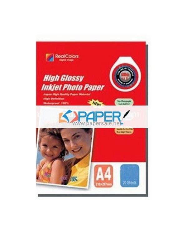 H200 Inkjet Paper A4 Premium Quality Glossy 20Pcs/Pkt Real Colour