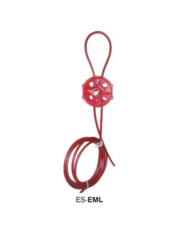 Economy Multipurpose Cable Lockout With 2Mtrs Vinyl Coated Steel Cable Esquare
