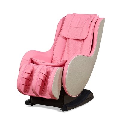 Massage Chair Red & Black Color, Durable Leather, Wood & Iron Frame, AM183041