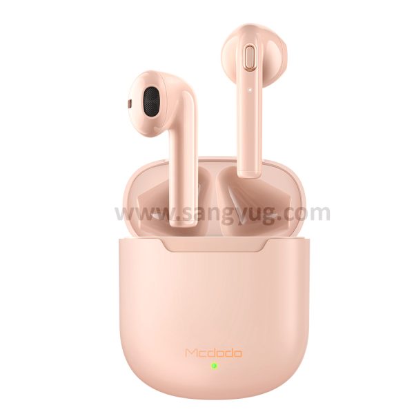 Mcdodo Dynamic Series Tws Earphone (With Wireless Charge)-Pink