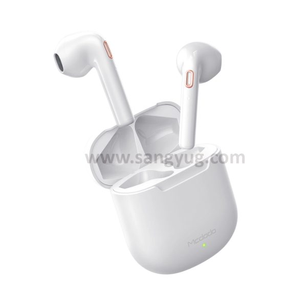Mcdodo Dynamic Series Tws Earphone (With Wireless Charge)-White