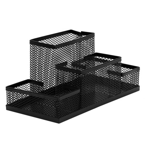 Mesh Stationery -Muti-Pen Holder 205*104*95Mm Black