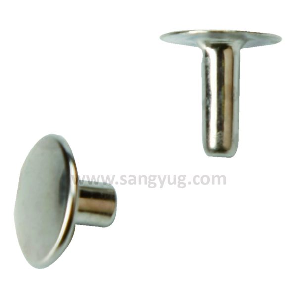 Metal Rivets Speed Rivet, 2 Part, Price Per 200 Sets 12mmx4mmx10mm