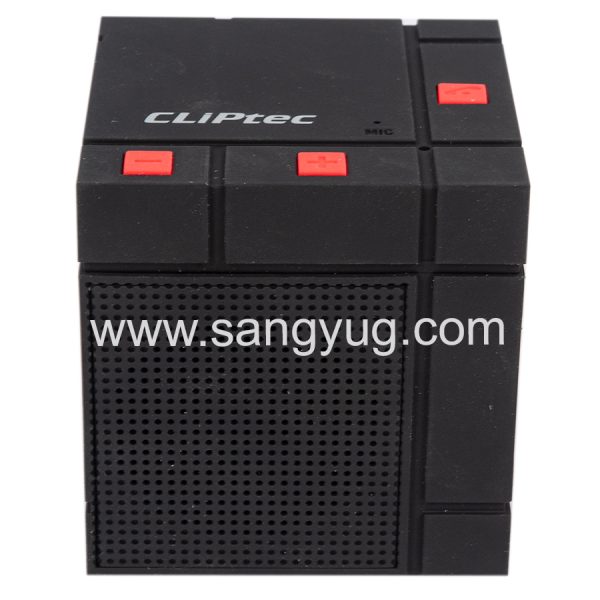 Mini Color-Beat Portable Bluetooth Speaker Cliptec Black