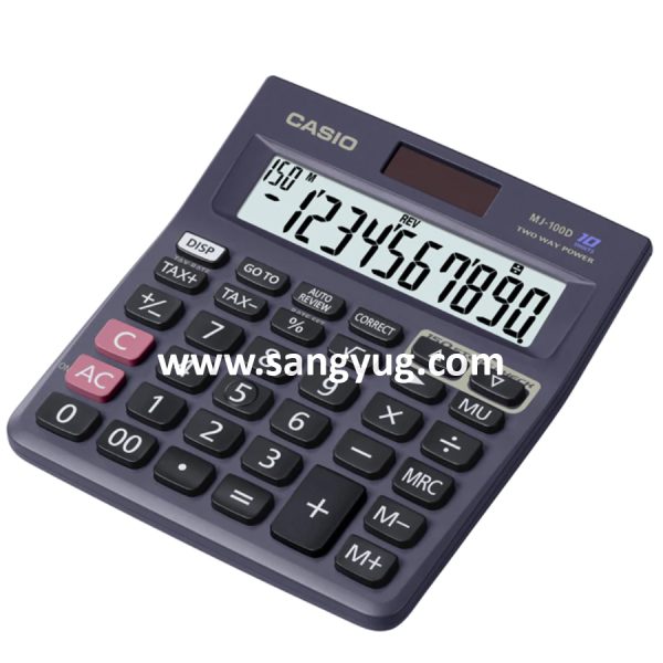 MJ-120D Plus-BU Desktop Calculator 12 Digits Casio 2 Way