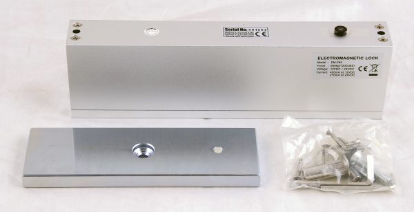 Electro Magnetic Lock, 500 To 560Kgs, Fail Safe, 12 Or 24Vdc, Built In Led Indicator