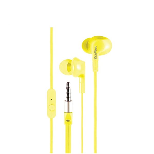 Neon Rock -In Ear Earphone With Microphone Cliptec Yellow