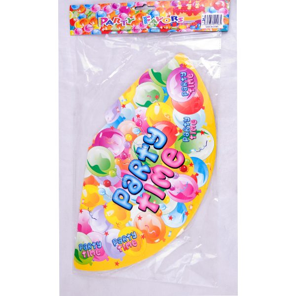 Party Cone Hats 6Pcs/Pkt 20Cm