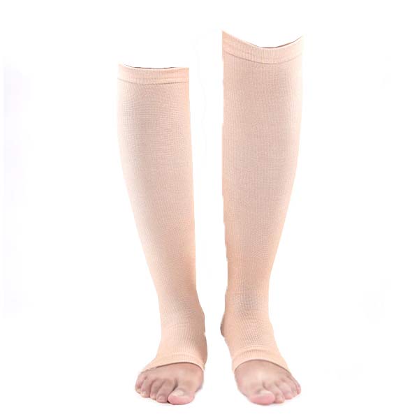 Elastic Compression Stocking Thigh High With Open Toe Ccl 2 ( 23 - 32 Mhg )  1 - Sangyug Online Shop %