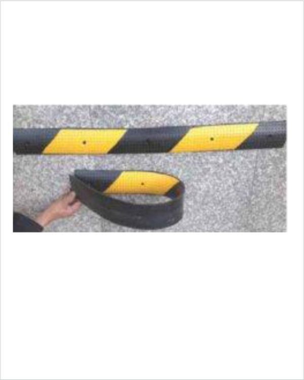 Rubber Speed Bumps,1000*100*20MM Exclude End Cap