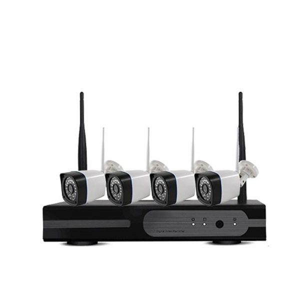 Cheap Quality Good Affordable Low Priced WiFi NVR 4Ch 1080P With 4XBullet IP66 Wifi Camera With Adaptor Plugs Nairobi Kenya