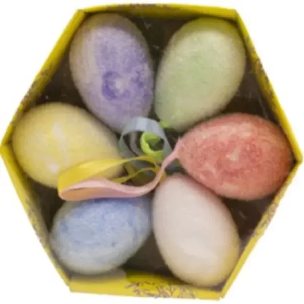 Easter Eggs In Hexagonal Box 6Pcs