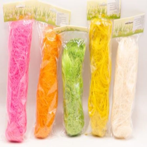 Easter Hemp Thread Assorted Color Pink, Yellow, Orange, Green, White
