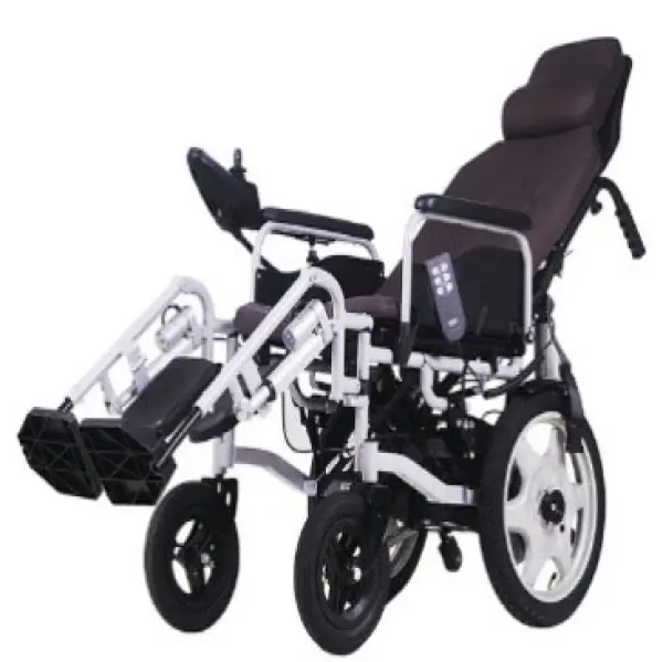 Electric Power Wheelchair With Electric Backrest & Legrest